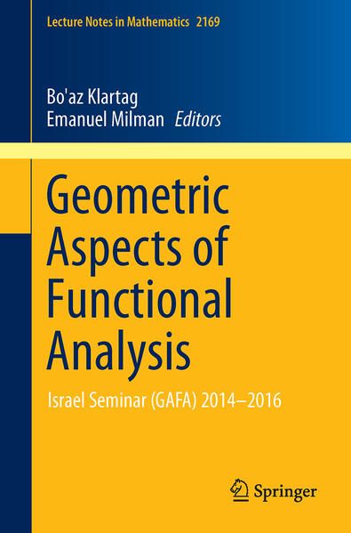Produktbild: Geometric Aspects of Functional Analysis