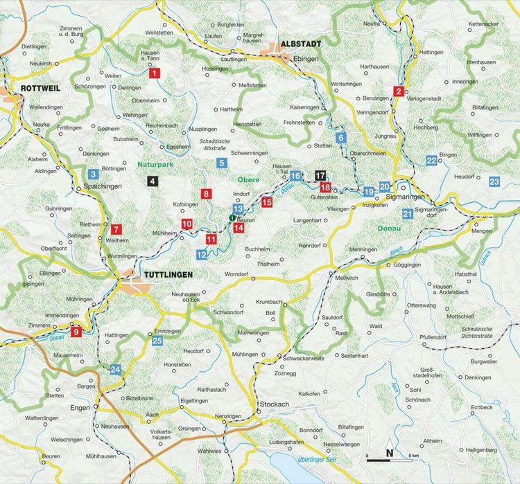 Produktbild: Erlebnis-Wanderungen im Naturpark Obere Donau