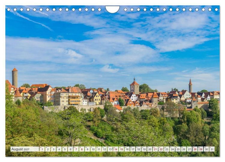 Produktbild: Ein Spaziergang durch Rothenburg ob der Tauber (Wandkalender 2027 DIN A4 quer), CALVENDO Monatskalender