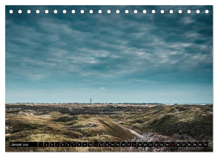 Produktbild: Mein Jahr auf Norderney (Tischkalender 2026 DIN A5 quer), CALVENDO Monatskalender