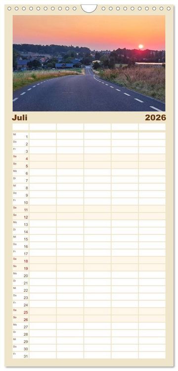 Produktbild: Familienplaner 2026 - Unterwegs in Wachau mit 5 Spalten (Wandkalender, 21 x 45 cm) CALVENDO
