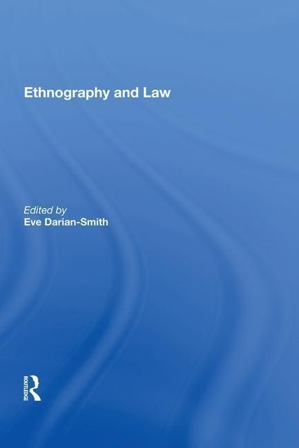 Produktbild: Ethnography and Law