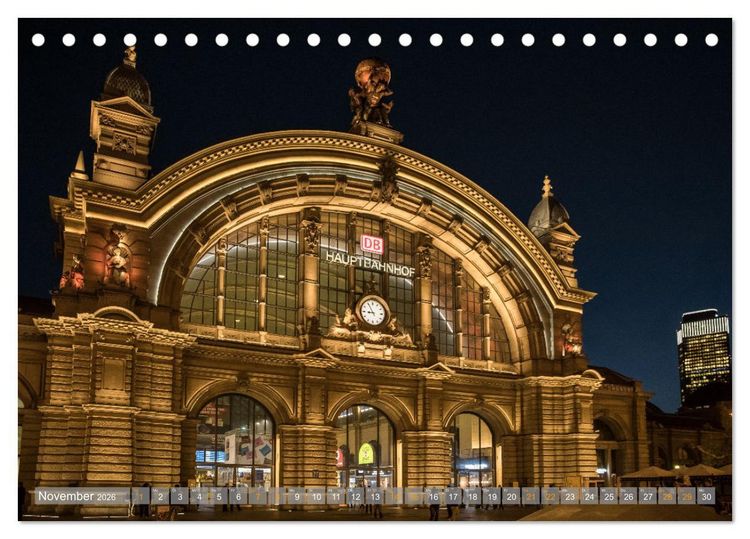 Produktbild: Frankfurt Mainhattan (Tischkalender 2026 DIN A5 quer), CALVENDO Monatskalender