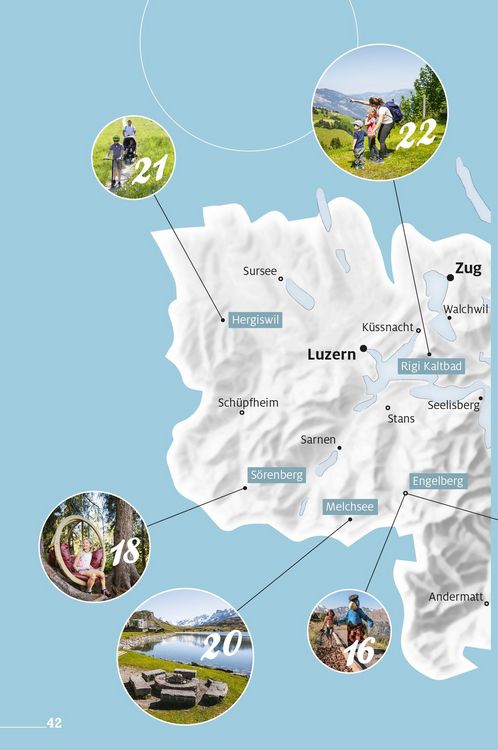 Produktbild: K&uuml;mmerly+Frey Erlebnis Schweiz Wandern mit Kinderwagen - Wanderf&uuml;hrer