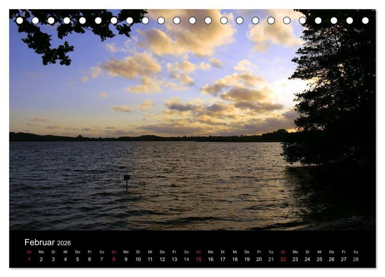 Produktbild: Zeit f&uuml;r... die Seenplatte Holsteinische Schweiz (Tischkalender 2026 DIN A5 quer), CALVENDO Monatskalender