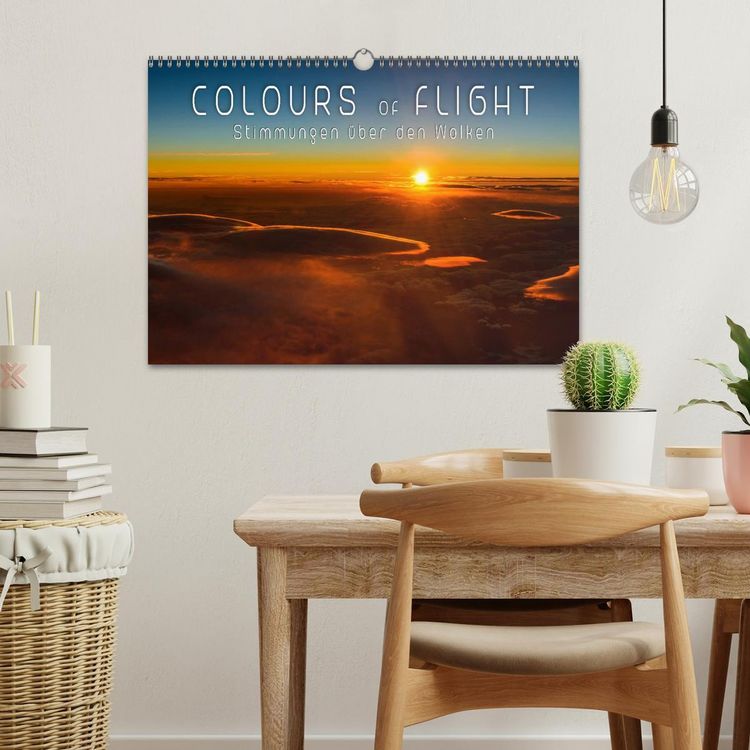 Produktbild: Colours of Flight - Stimmungen &uuml;ber den Wolken (Wandkalender 2026 DIN A3 quer), CALVENDO Monatskalender