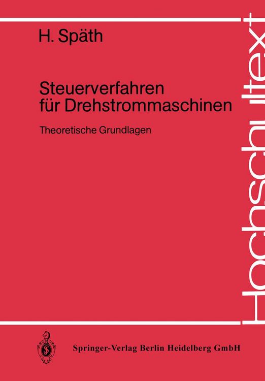 Produktbild: Steuerverfahren f&uuml;r Drehstrommaschinen