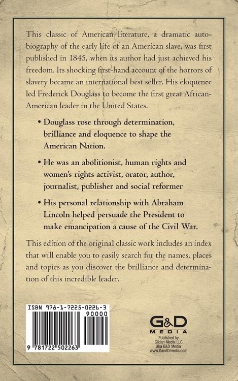 Produktbild: Narrative of the Life of Frederick Douglass (Original Classic Edition)