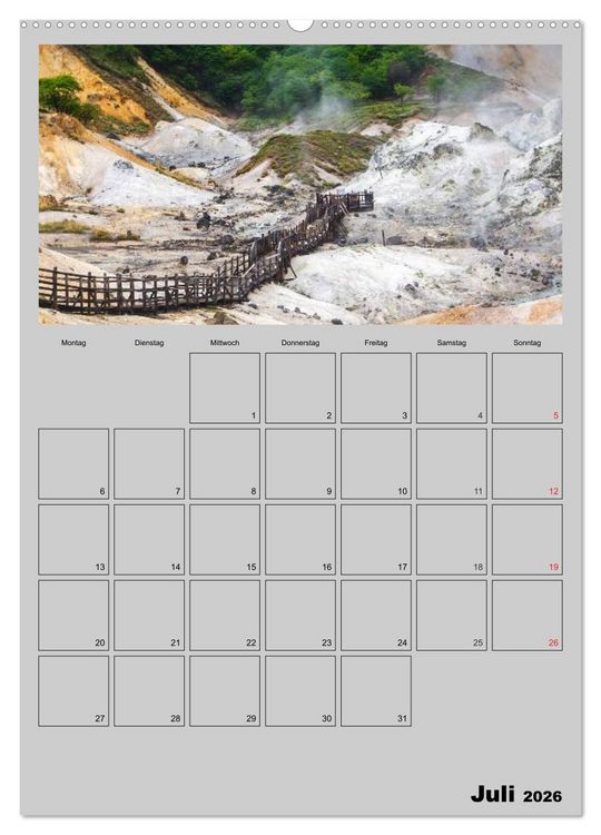Produktbild: Wundervolles Japan (Wandkalender 2026 DIN A2 hoch), CALVENDO Monatskalender