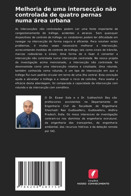 Produktbild: Melhoria de uma intersec&ccedil;&atilde;o n&atilde;o controlada de quatro pernas numa &aacute;rea urbana