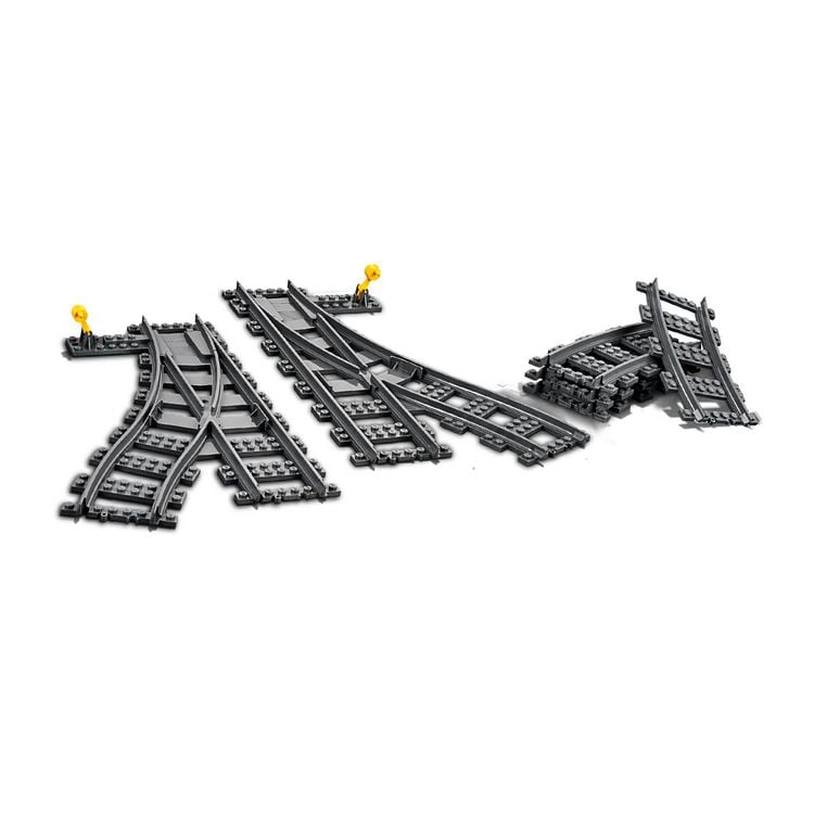 Produktbild: LEGO City 60238 Weichen, Erweiterungsset mit 6 Elementen