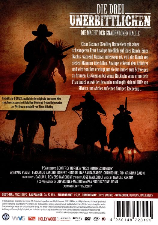 Produktbild: Die drei Unerbittlichen