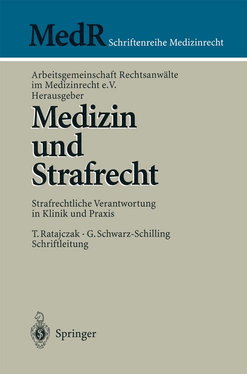 Produktbild: Medizin und Strafrecht