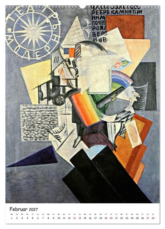 Produktbild: Farben der Avantgarde (Wandkalender 2027 DIN A2 hoch), CALVENDO Monatskalender