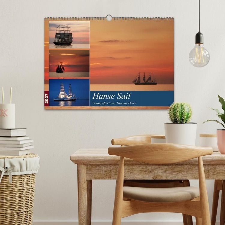 Produktbild: Hanse Sail (Wandkalender 2027 DIN A3 quer), CALVENDO Monatskalender