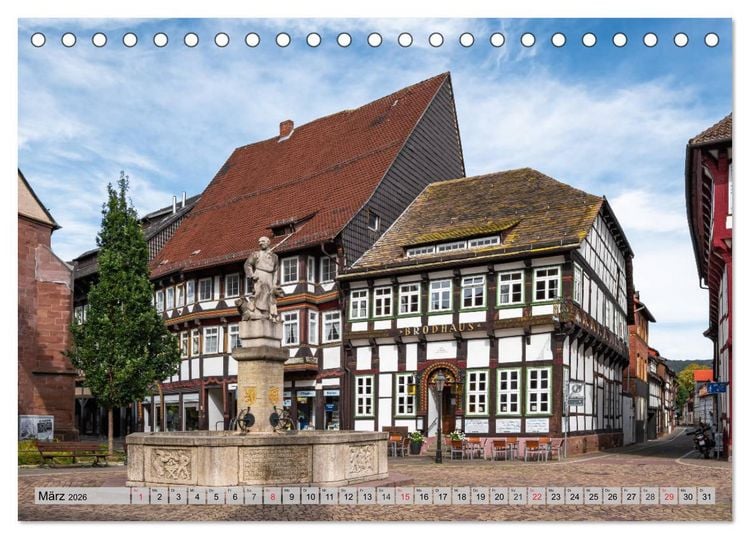 Produktbild: Historisches Fachwerk - Stadt Einbeck (Tischkalender 2026 DIN A5 quer), CALVENDO Monatskalender