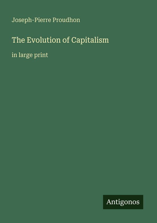 Produktbild: The Evolution of Capitalism