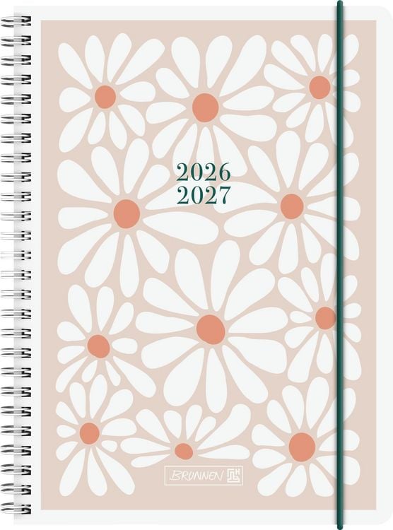 Produktbild: Sch&uuml;lerkalender 2026/2027 "Daisy" | A5, Kunststoff