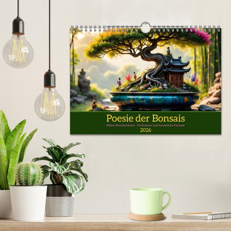 Produktbild: Poesie der Bonsais (Wandkalender 2026 DIN A4 quer), CALVENDO Monatskalender