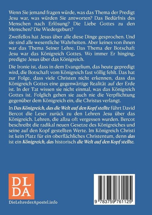 Produktbild: Das K&ouml;nigreich, das die Welt auf den Kopf stellte.