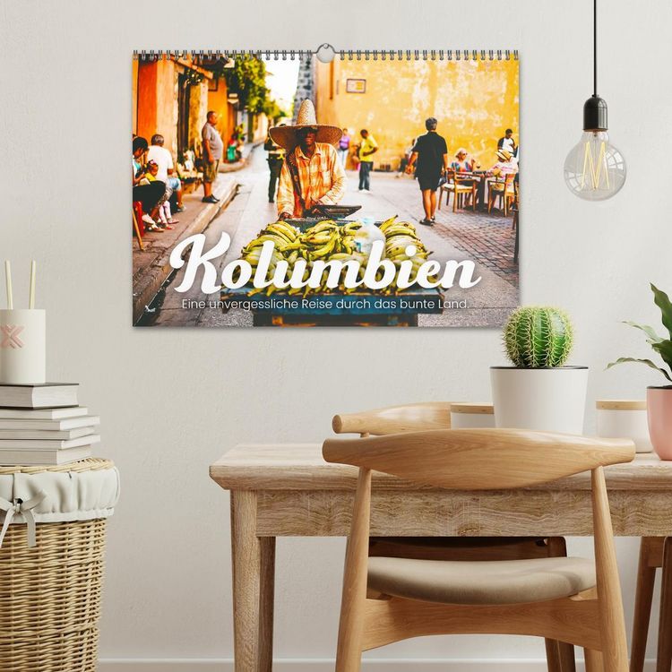 Produktbild: Kolumbien - Eine unvergessliche Reise durch das bunte Land. (Wandkalender 2026 DIN A3 quer), CALVENDO Monatskalender