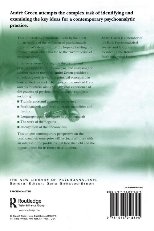 Produktbild: Key Ideas for a Contemporary Psychoanalysis