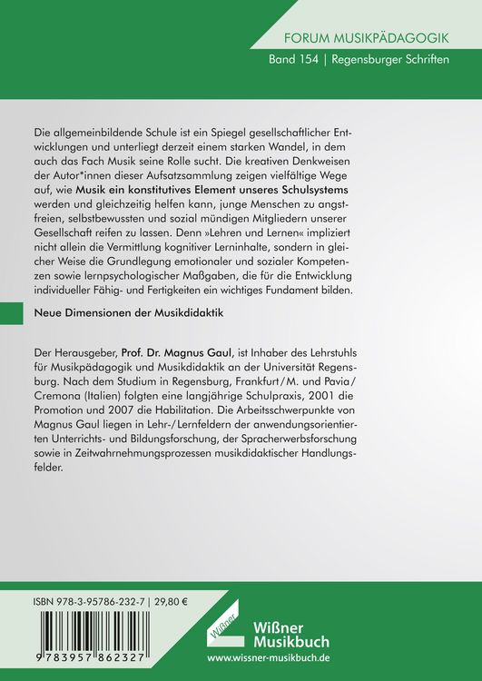 Produktbild: Musikalischer Bildung Raum schenken