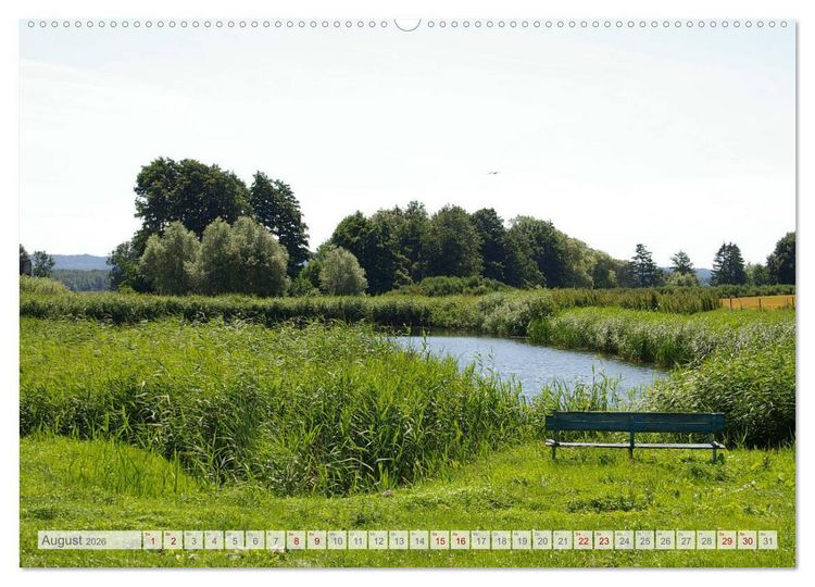 Produktbild: Natur-Paradies Mecklenburgische Schweiz (Wandkalender 2026 DIN A2 quer), CALVENDO Monatskalender