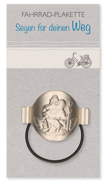 Produktbild: Fahrrad-Plakette \"Christophorus\"