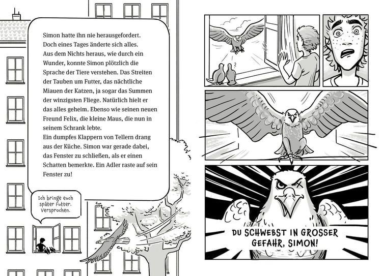 Produktbild: Animox als Comic-Roman 1. Das Heulen der W&ouml;lfe
