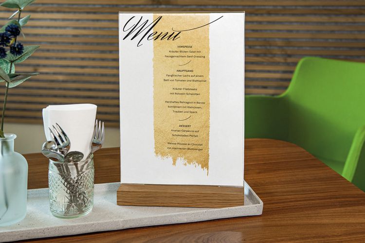 Produktbild: SIGEL Design-Papier, Golden brush stroke
