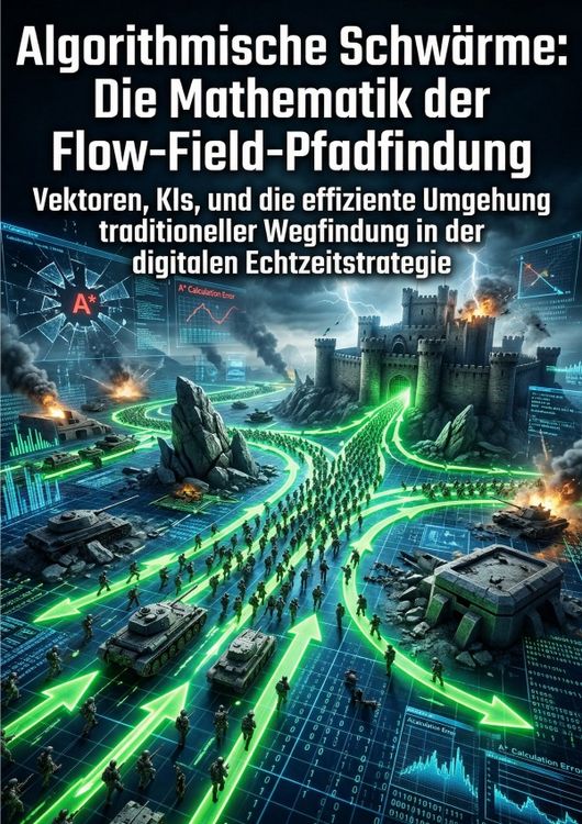 Produktbild: Algorithmische Schw&auml;rme: Die Mathematik der Flow-Field-Pfadfindung