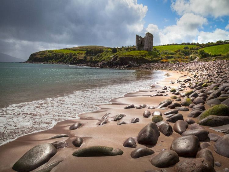 Produktbild: CALVENDO Puzzle Minard Castle - Dingle | 1000 Teile Lege-Gr&ouml;&szlig;e 64x48cm Foto-Puzzle f&uuml;r gl&uuml;ckliche Stunden