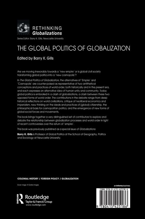 Produktbild: The Global Politics of Globalization