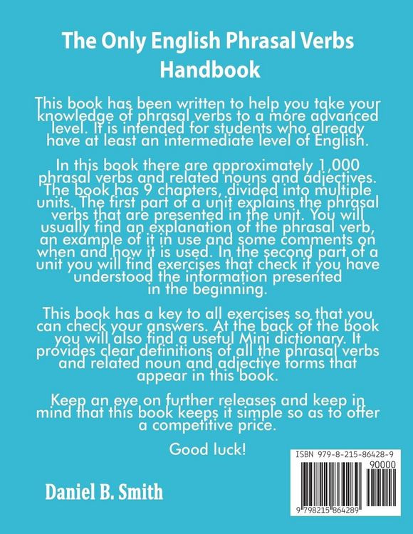 Produktbild: The Only English Phrasal Verbs Handbook
