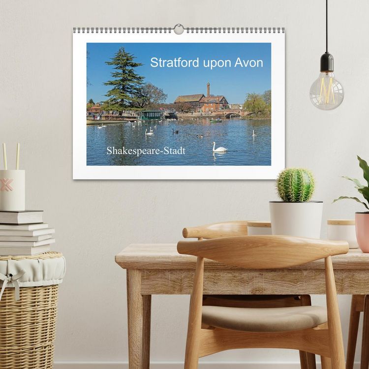 Produktbild: Stratford upon Avon - Shakespeare-Stadt (Wandkalender 2026 DIN A3 quer), CALVENDO Monatskalender