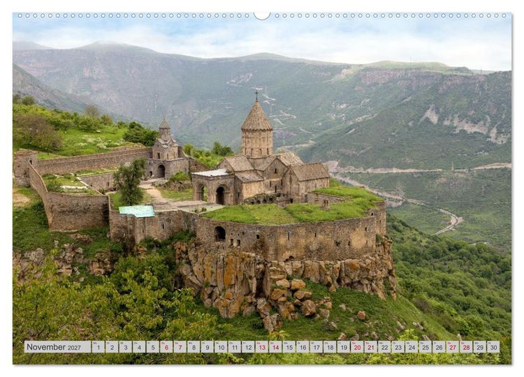 Produktbild: Steine Des Glaubens: Heiliges Armenien (hochwertiger Premium Wandkalender 2027 DIN A2 quer), Kunstdruck in Hochglanz