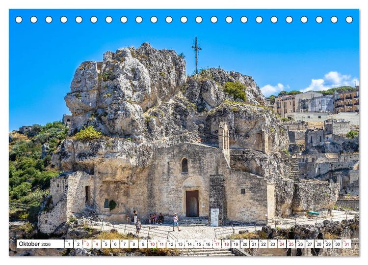 Produktbild: Matera - Die Stadt der Sassi (Tischkalender 2026 DIN A5 quer), CALVENDO Monatskalender