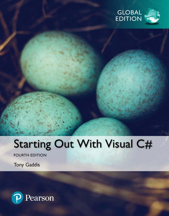 Produktbild: Starting Out with Visual C#, Global Edition