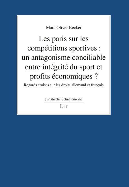 Produktbild: Becker, M: Paris sur les comp&eacute;titions sportives