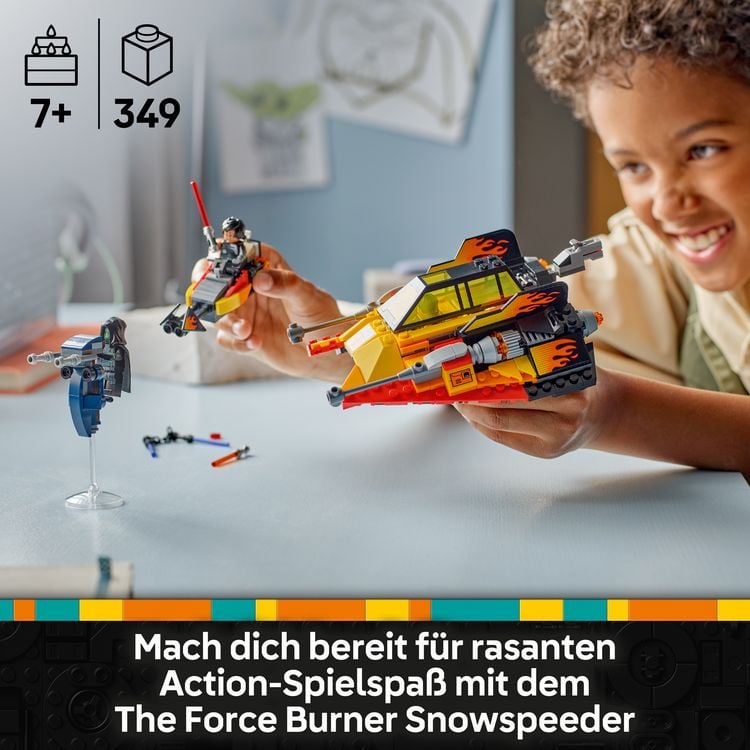 Produktbild: LEGO Star Wars: Rebuild 75414 The Galaxy The Force Burner Snowspeeder