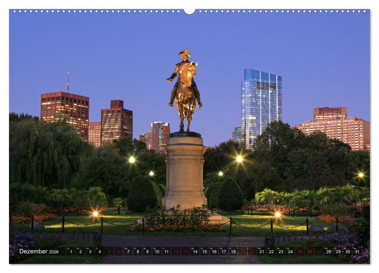 Produktbild: Boston - Stadt der Kontraste (hochwertiger Premium Wandkalender 2026 DIN A2 quer), Kunstdruck in Hochglanz