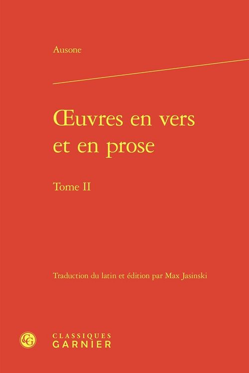 Produktbild: Oeuvres en Vers et en Prose Tome 2