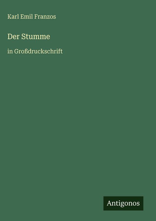 Produktbild: Der Stumme