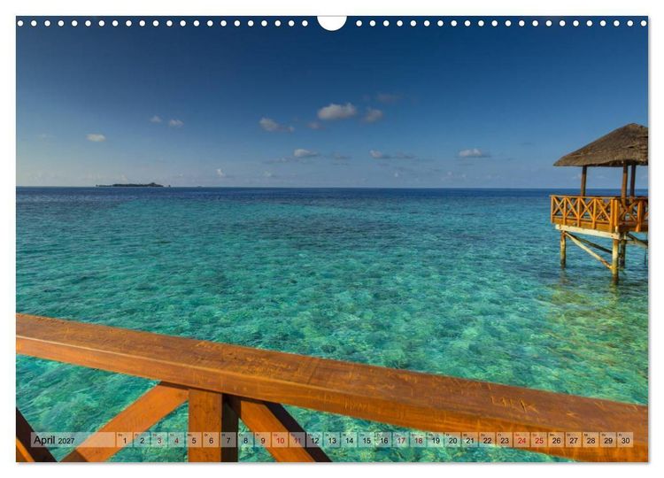 Produktbild: Malediven - Traumhaftes Paradies im Indischen Ozean (Wandkalender 2027 DIN A3 quer), CALVENDO Monatskalender