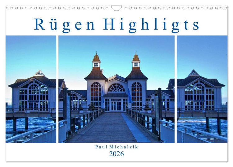 Produktbild: R&uuml;gen Highlights (Wandkalender 2026 DIN A3 quer), CALVENDO Monatskalender