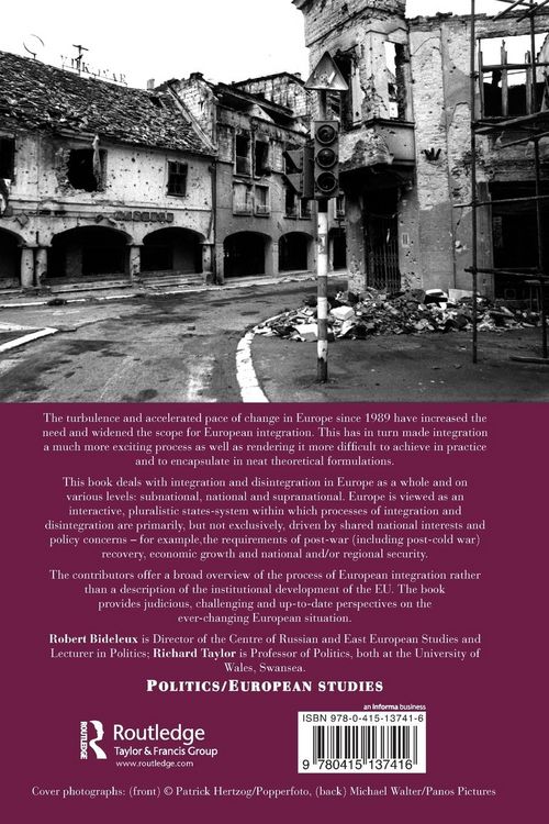 Produktbild: European Integration and Disintegration