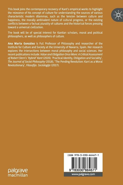 Produktbild: Kant on Culture, Happiness and Civilization