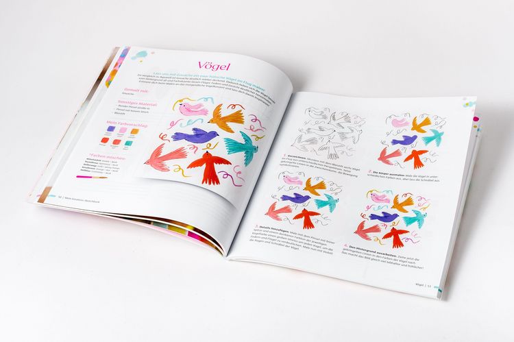 Produktbild: Mein kreatives Sketchbook - 25 einfache Malprojekte
