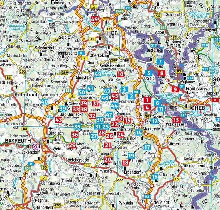 Produktbild: ROTHER Wanderf&uuml;hrer Fichtelgebirge